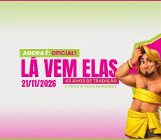 LA VEM ELAS 43 ANOS TRADICAO
