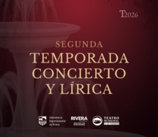 CONCIERTO Y LÍRICA  21 DE AGOSTO 2026