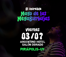 EL MAGO DE LAS MEGABURBUJAS - PIRIAPOLIS