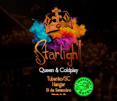 STARLIGHT - QUEEN E COLDPLAY NA HANGAR
