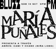 MARíA PUñALES EN BLUZZ BAR